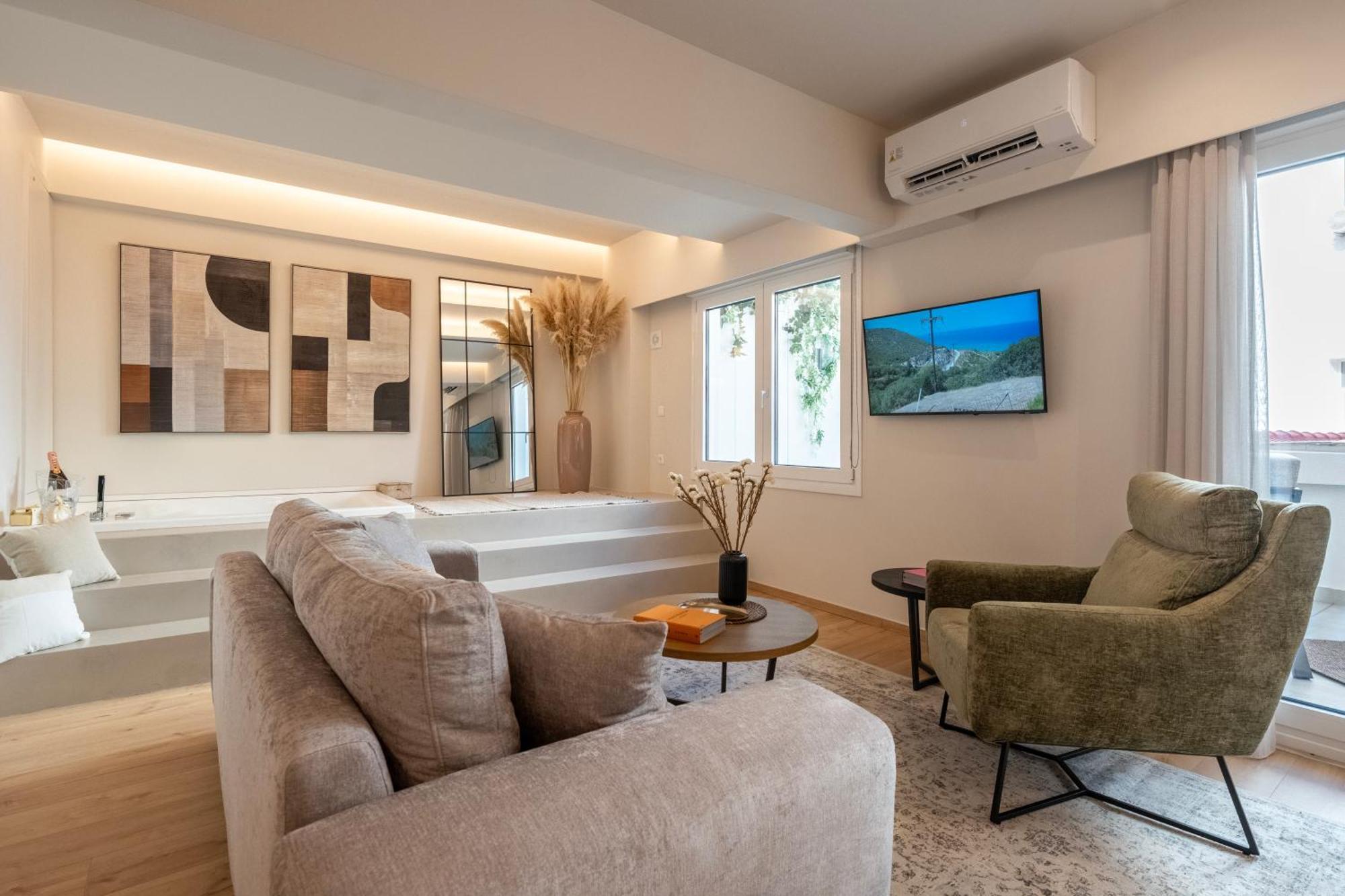 Derouse Eva Suite Jacuzzi & Sauna Atene Esterno foto